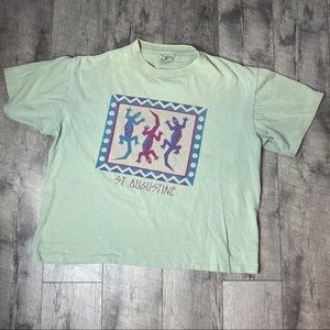 Vintage single stitch St. Augustine tee large